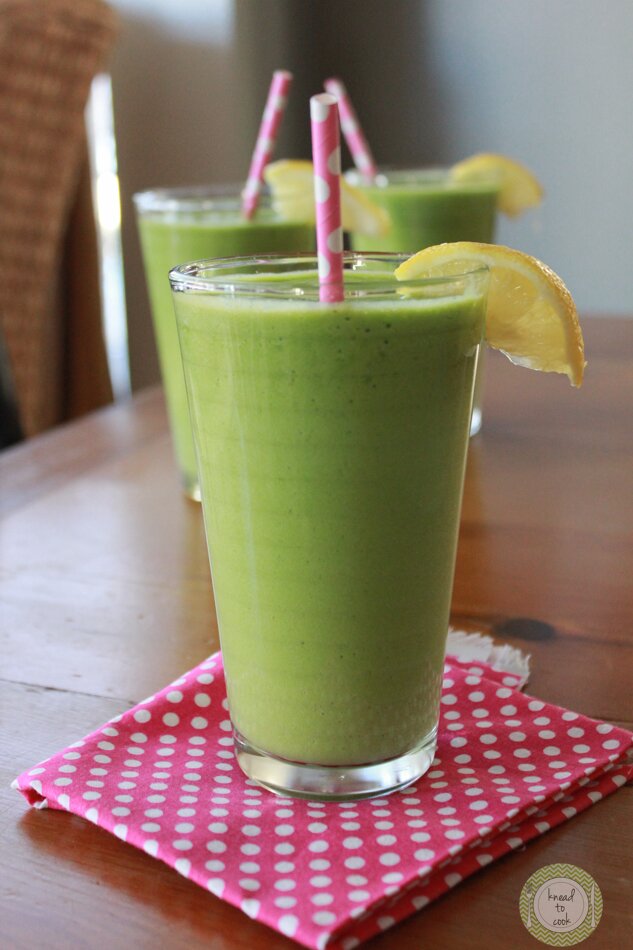 Tropical Green Monster Smoothie. - Knead to Cook