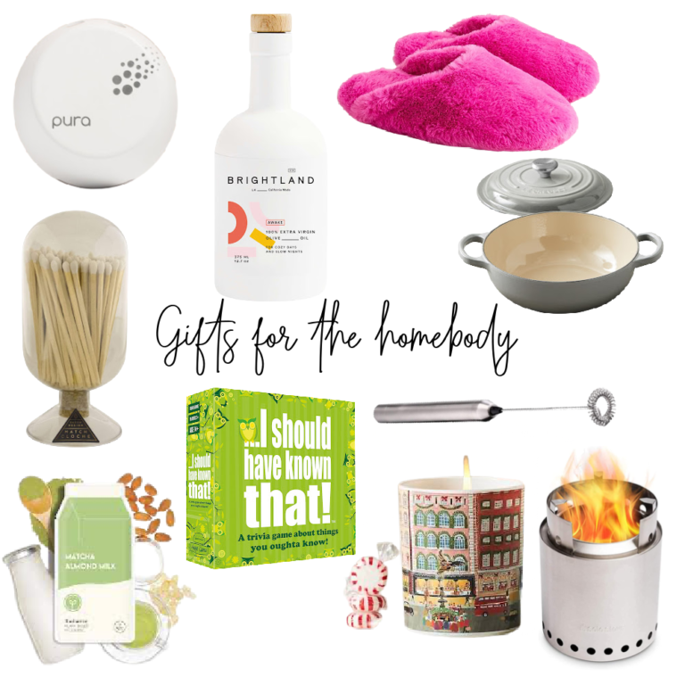 2022 Gift guide for the homebody