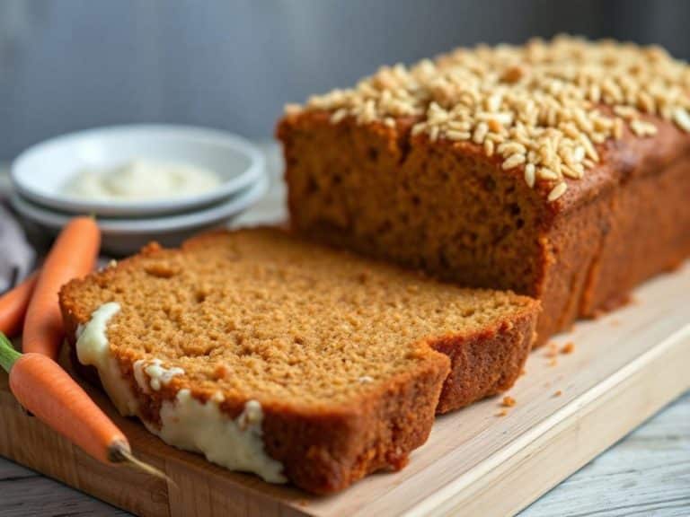 Carrot Cake Loaf with Cream Cheese Filling