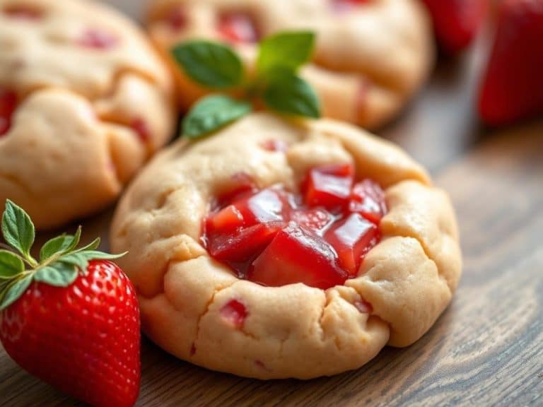Strawberry Cheesecake Cookies