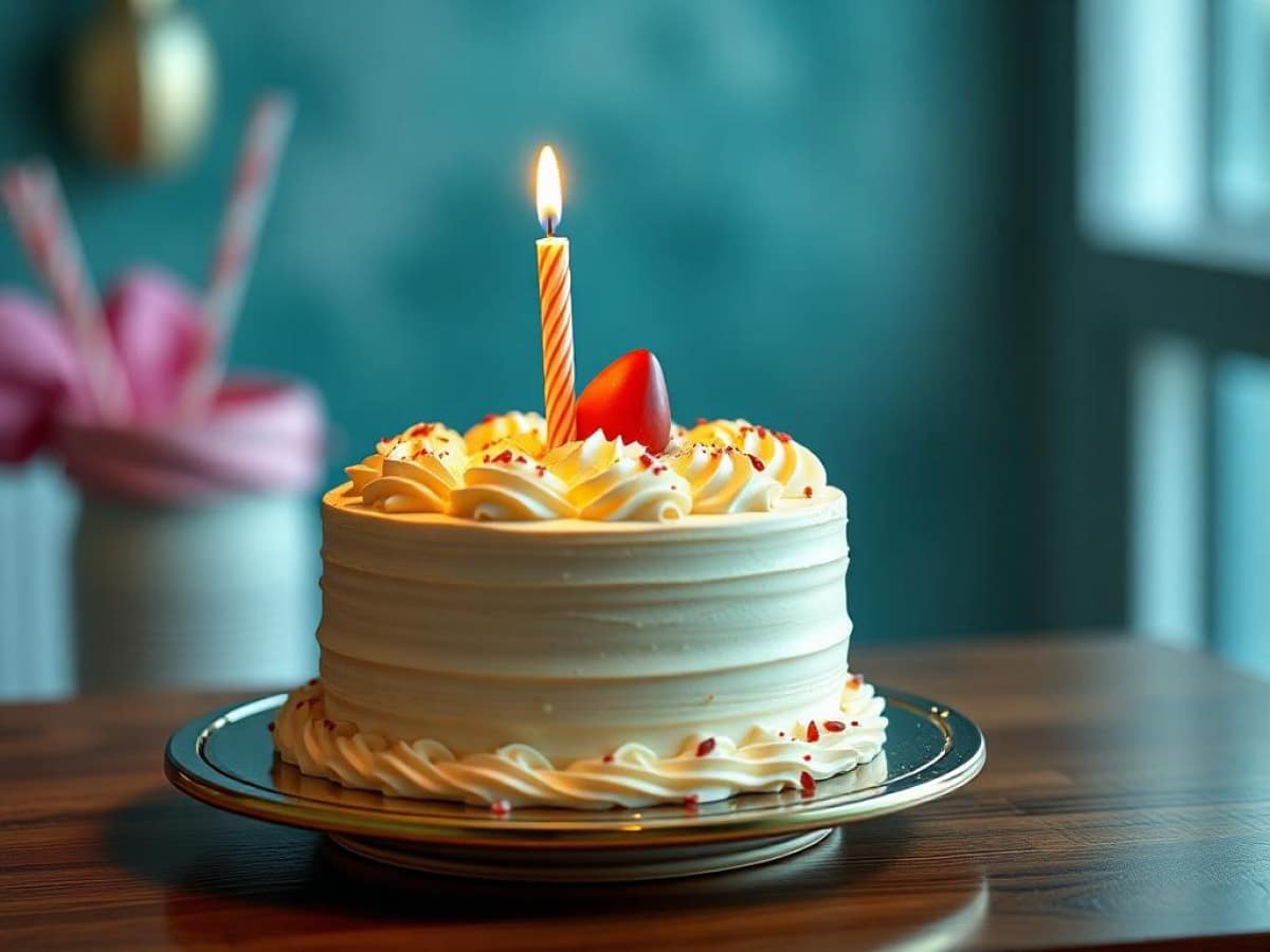 Birthday cake candles