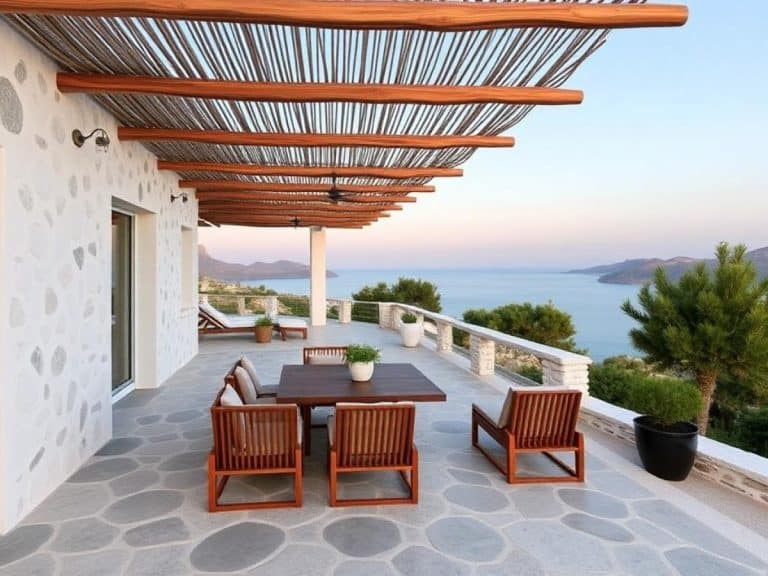 Natura incontaminata e giochi di luce: Enyalos è una villa sul mare che lascia senza fiato