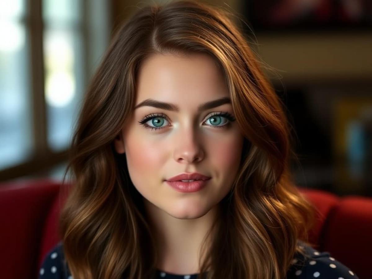 Lili Reinhart as a blonde and brunette