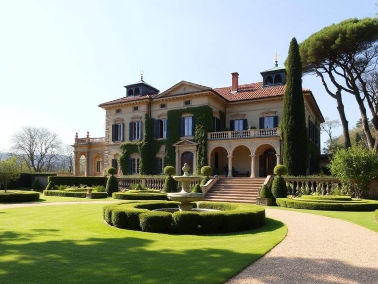 Villa dei Capolavori, una splendida dimora immersa nel verde, rinasce grazie al restauro del suo Parco Romantico
