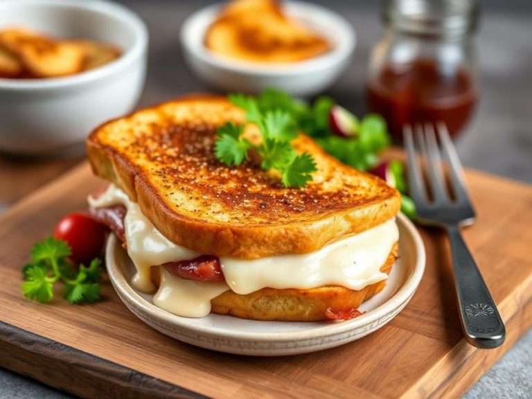 SponsoriséCroque-monsieur façon pain perdu au rôti de porc : notre recette parfaite qui plaira même aux enfants !