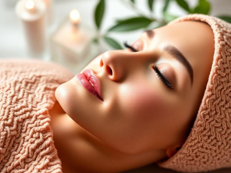 Blonde Getting Facial in Cape Town