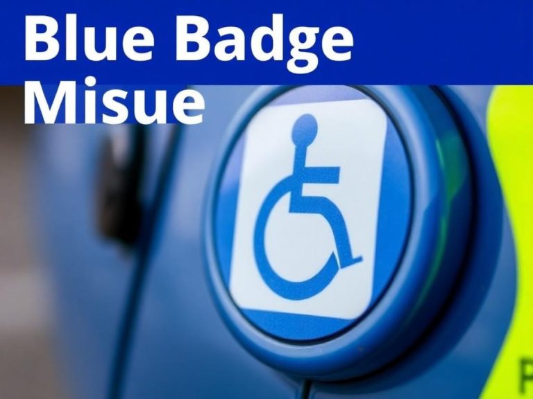 Drivers risk criminal conviction and £1,000 fine for Blue Badge misuse impacting millions