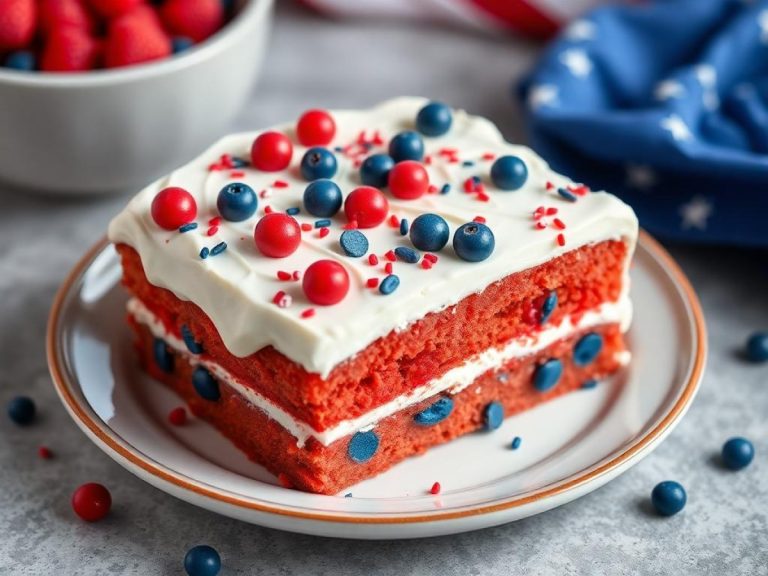Patriotic Poke Cake