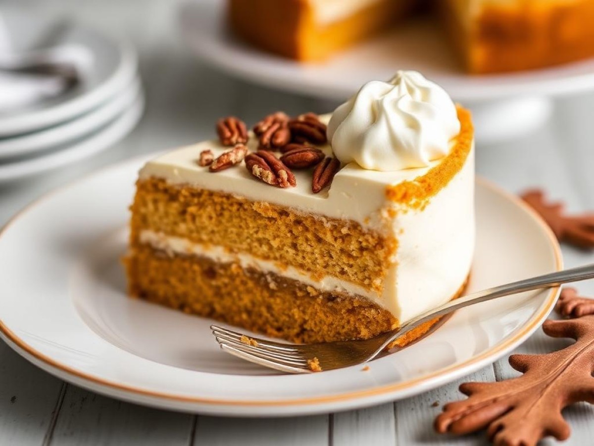 Pumpkin Cheesecake Cake
