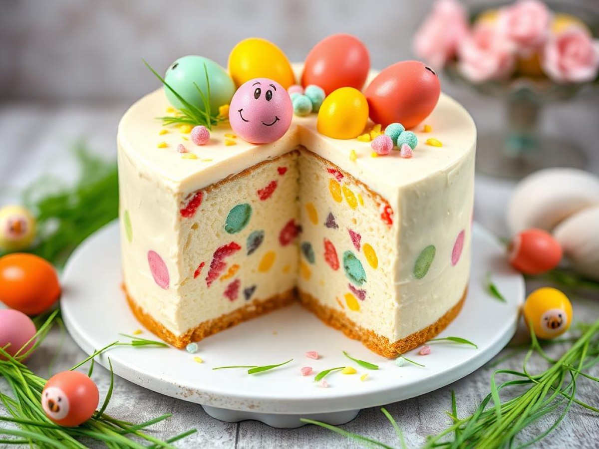Easter Cheesecake Cake