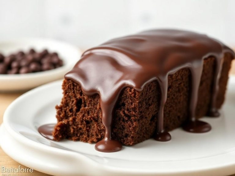 Chocolate Pound Cake with Chocolate Ganache