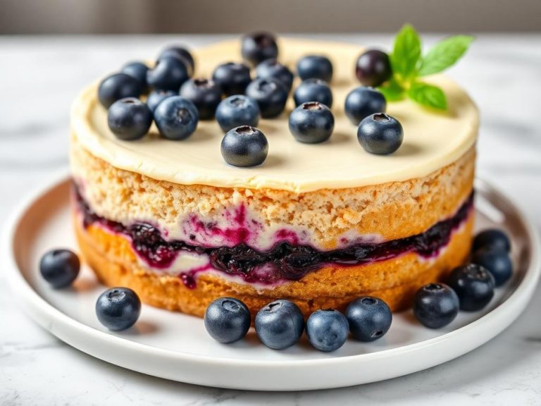 Blueberry Cheesecake Cake
