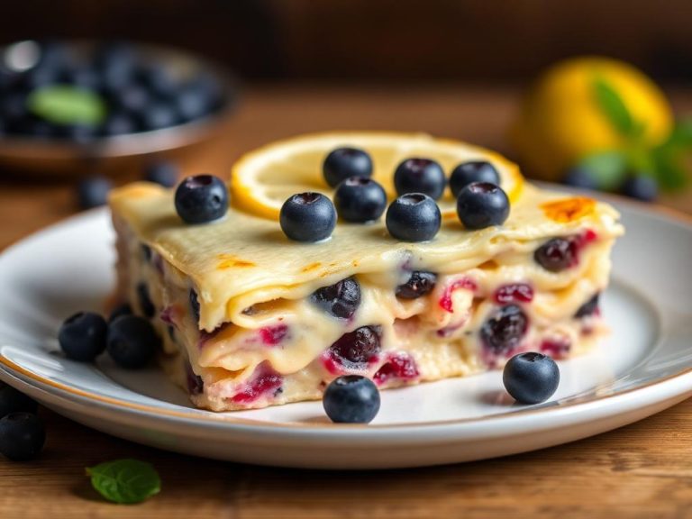 Lemon Blueberry Lasagna