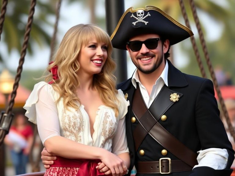 John Stamos and Josh Gad; Taylor Swift and Travis Kelce