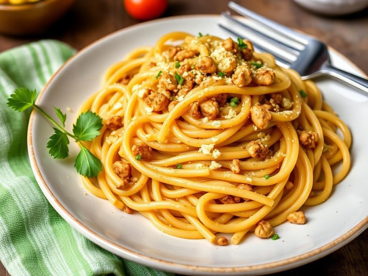 Recette de la flemme : les pâtes à la cacahuète d’Adrien Cachot, parfaites pour les lendemains de soirée