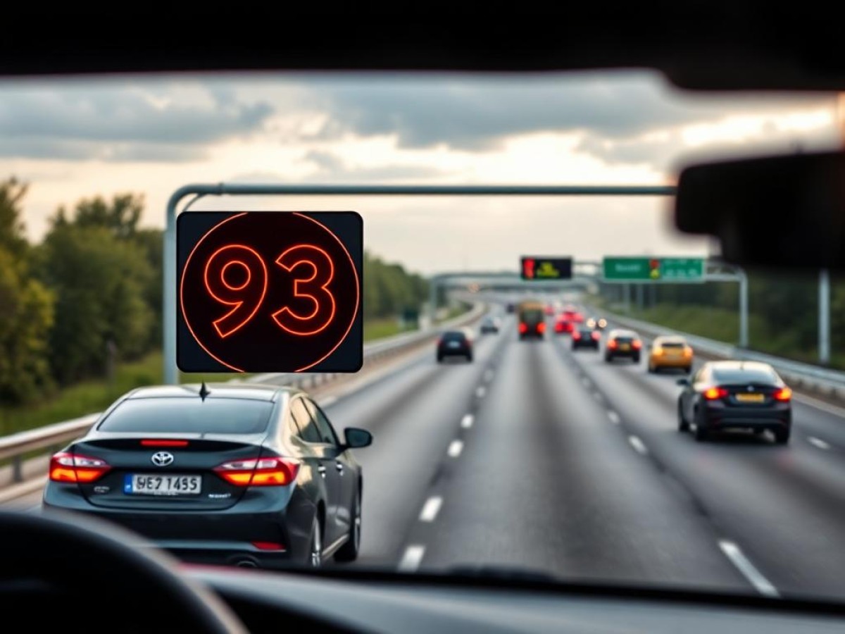 Driving law changes to see busy motorway adopt 93mph speed limit in landmark trial