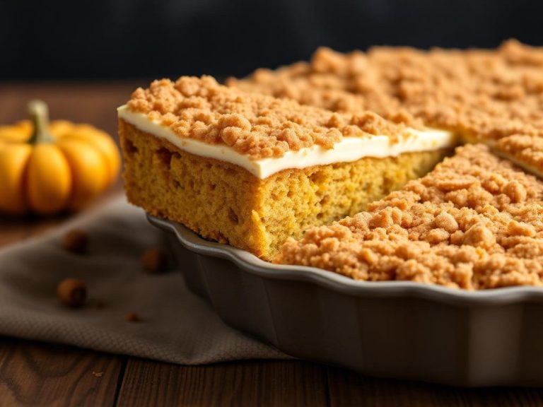 Pumpkin Cream Cheese Coffee Cake