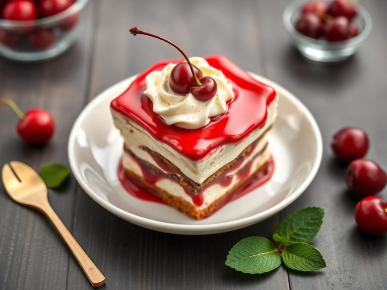 “Super léger et frais pour l’été” : comment réaliser un tiramisu allégé avec des cerises