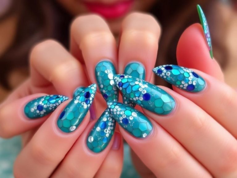 Mermaid Nails at Jill & Lovers in Tokyo