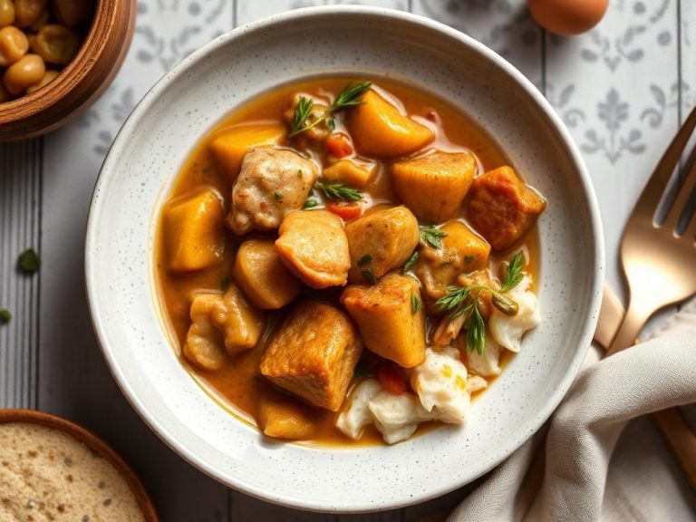 Blanquette de dinde à l'ancienne