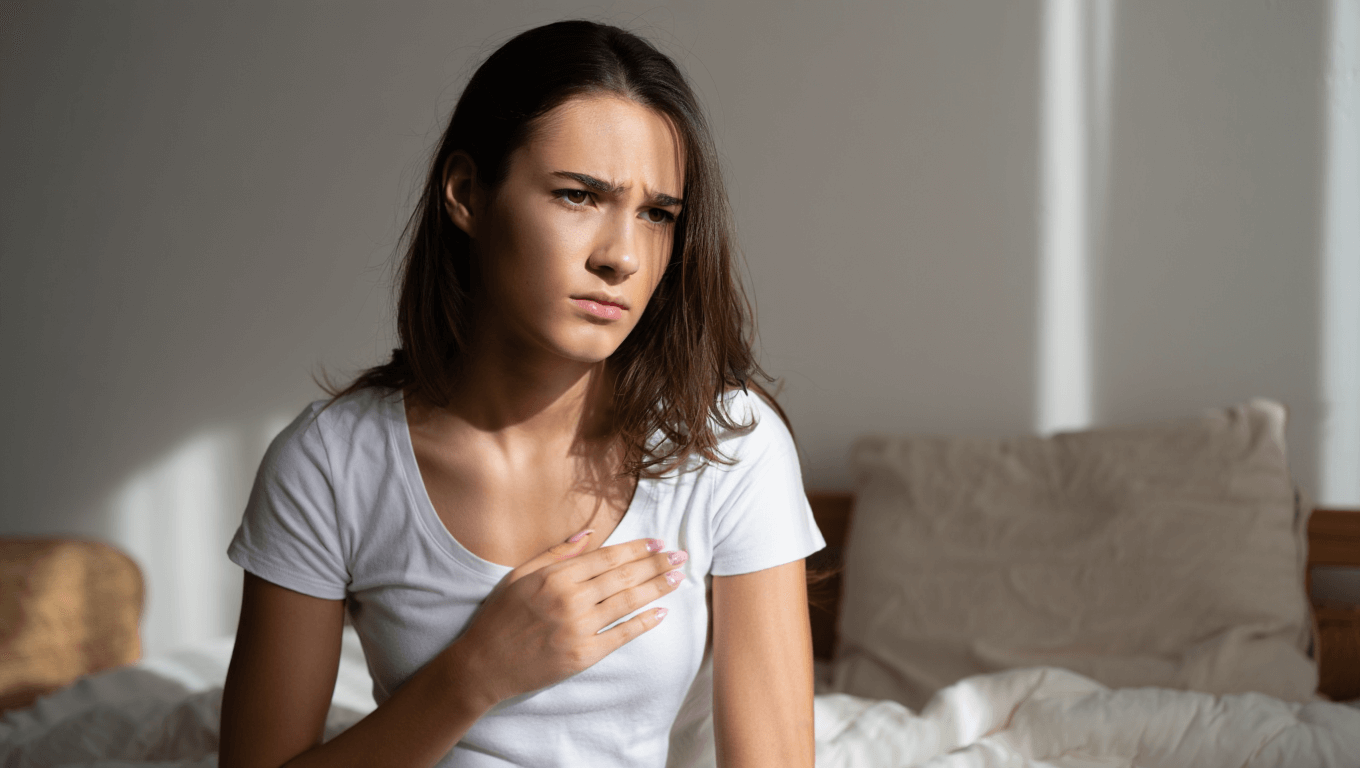 Breast pulpation, self exam for tumor, cancer, lumps. Early detection of oncology risks