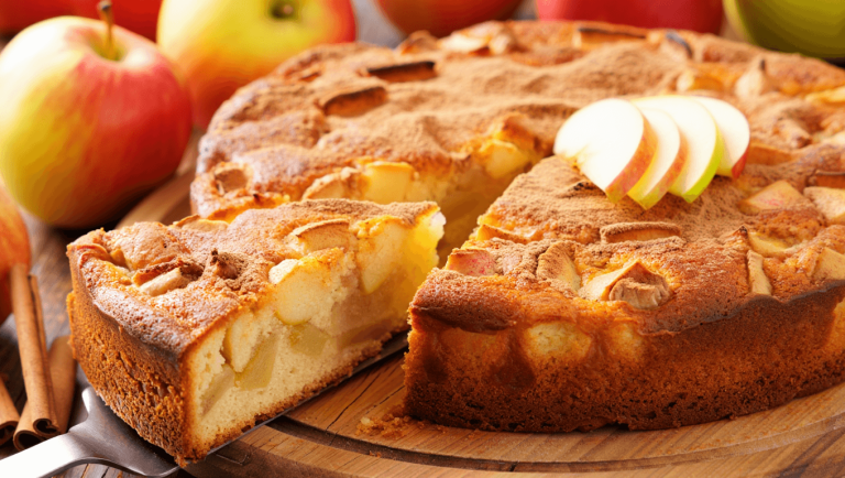 Ce gâteau aux pommes ultra simple est prêt en quelques minutes et super modulable