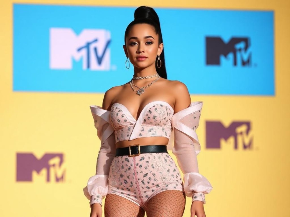 Ariana Grande attends the 2025 MTV Video Music Awards at UBS Arena on September 07, 2025 in Elmont, New York.; Ariana Grande accepts the Best Pop Award for