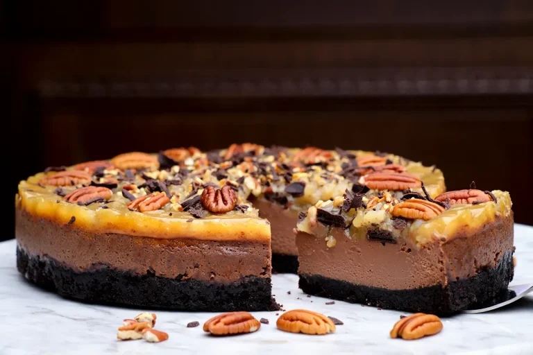 German Chocolate Cheesecake