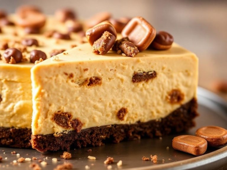 Peanut Butter Snickers Cheesecake