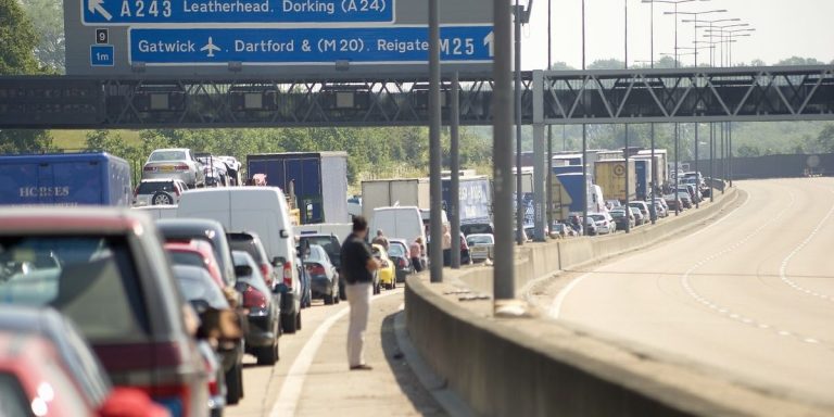 Motorists face severe delays on M20, M6 and near major UK airports this weekend