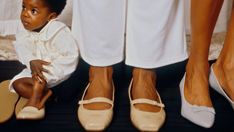 Oprah collaged with a lounge set and ballet flats