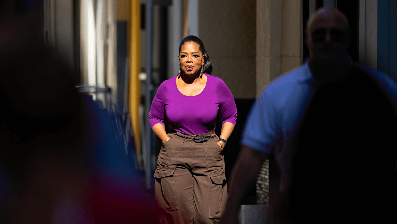 Oprah Winfrey smiling at an event