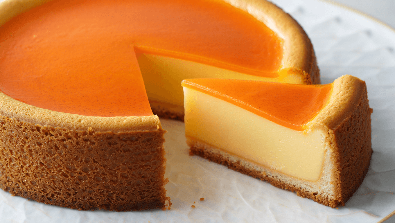 Orange Custard Cake
