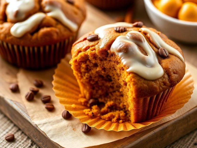 Pumpkin Roll Muffins