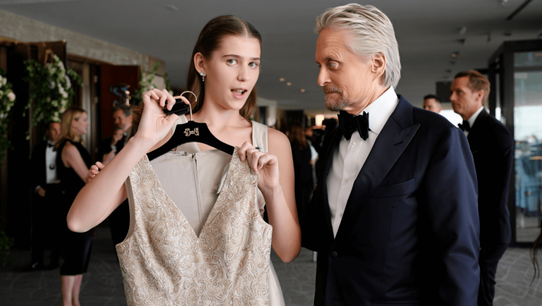 Michael Douglas and Carys Zeta Douglas