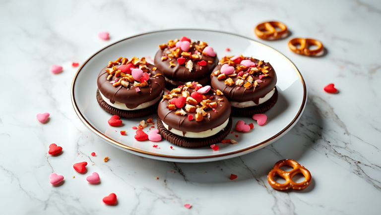 Valentine’s Chocolate Covered Oreos