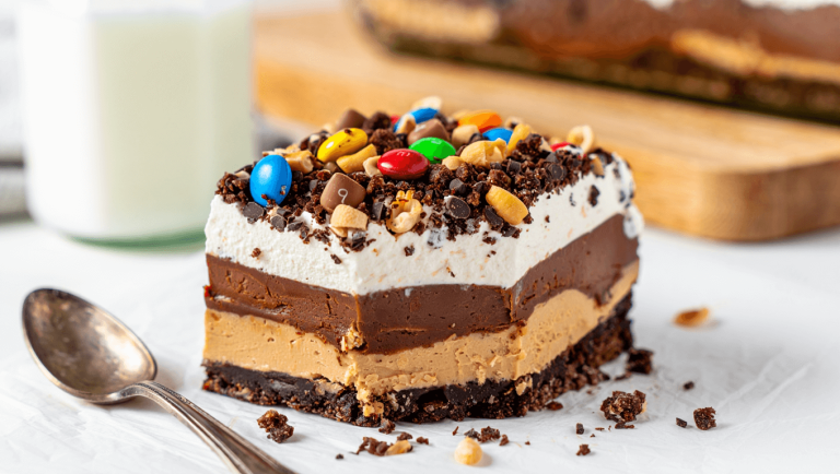 Chocolate Peanut Butter Lasagna