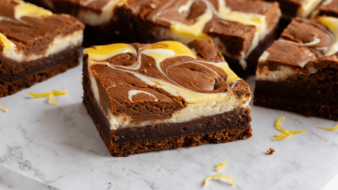 Lemon Cheesecake Brownies