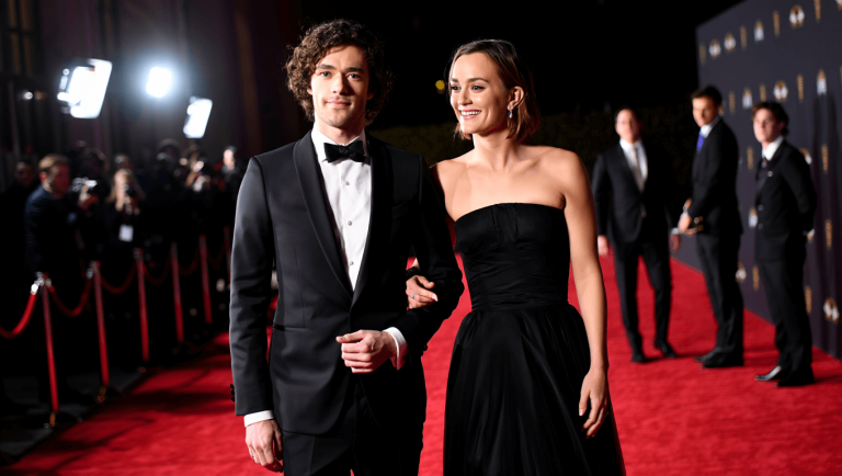 Leighton Meester and Adam Brody