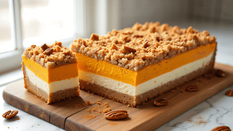 Pumpkin Cheesecake Crumb Cake