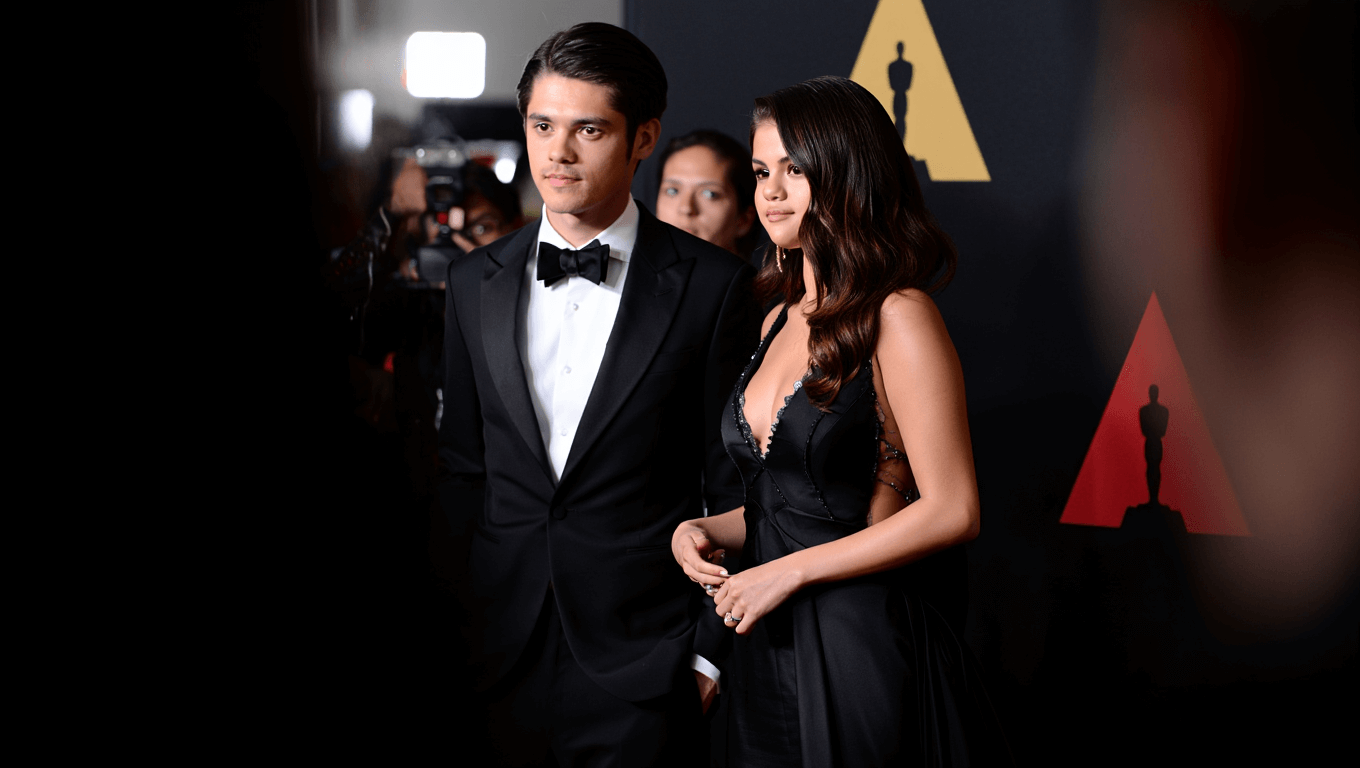 Selena Gomez and Benny Blanco attend the 5th Annual Academy Museum Gala at the Academy Museum of Motion Pictures, Ted Mann Theater on October 18, 2025 in Los Angeles, California.