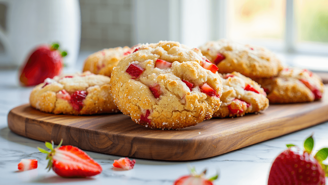 Strawberry Shortcake Cookies