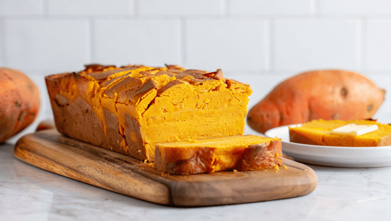 Avec des patates douces, essayez cette recette au moule à cake qui change du gratin ou des frites