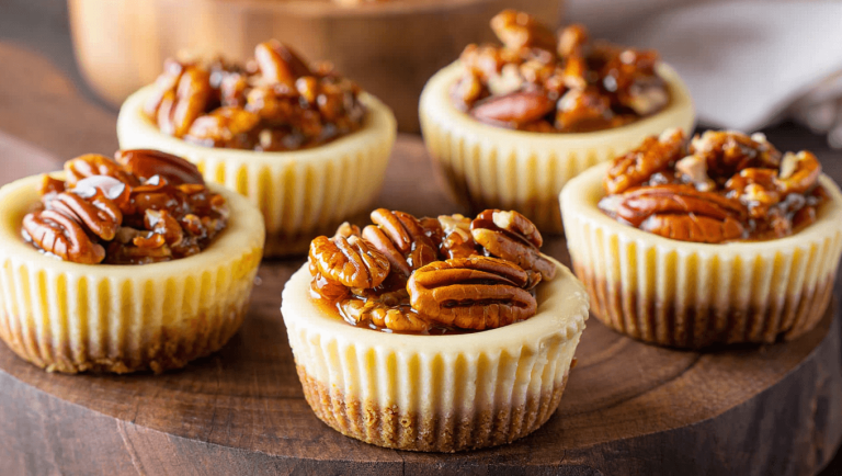Mini Pecan Pie Cheesecakes