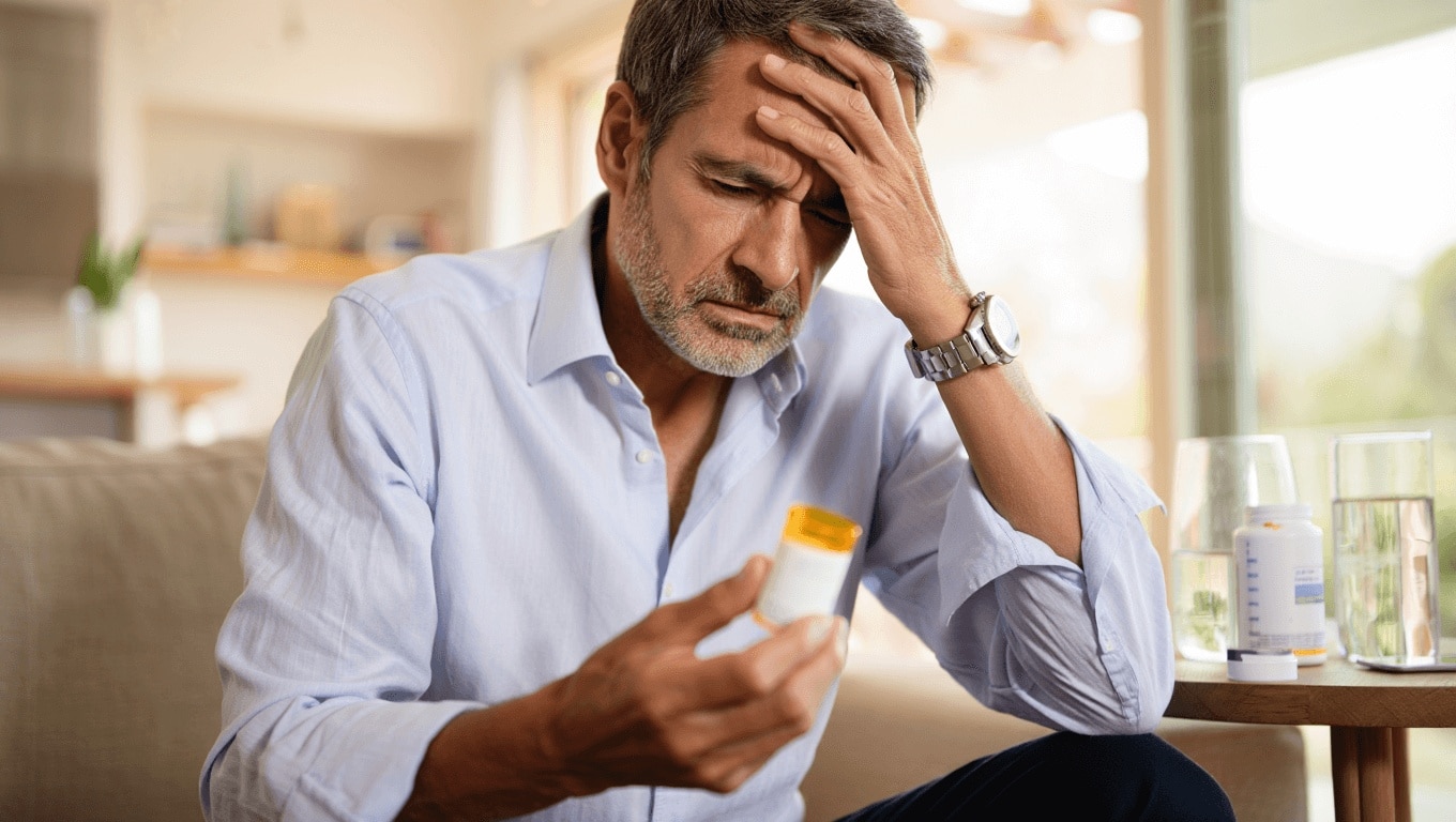 A close-up view of a doctor