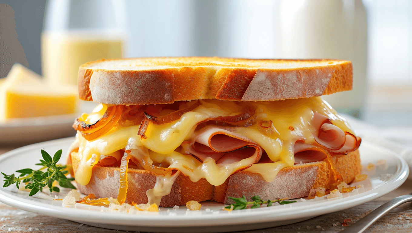 Ce croque au morbier fondant et ultra-gourmand est la recette parfaite pour se régaler en novembre