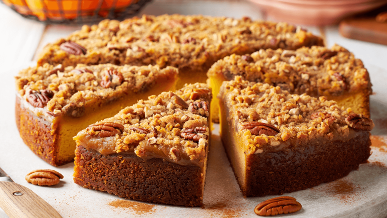 Pecan Pumpkin Crunch Cake