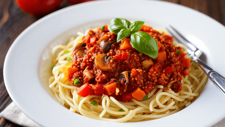 Ces spaghetti à la bolognaise sont les meilleures (même sans viande !)