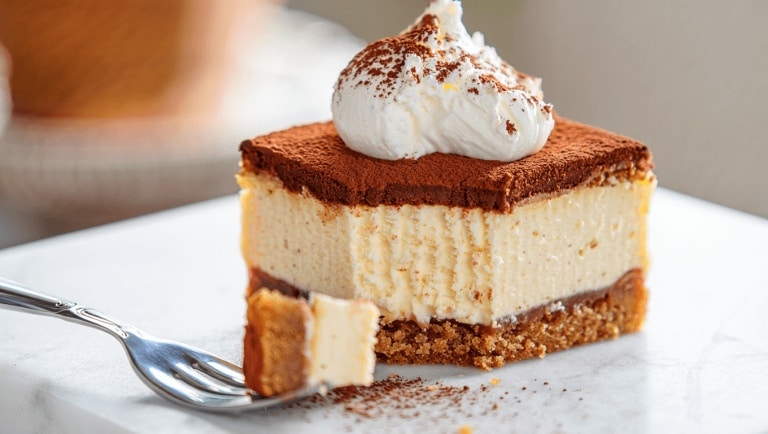 Et si vous testiez le tiramicake, ce dessert entre tiramisu et cheesecake qui fait fondre tout le monde ?