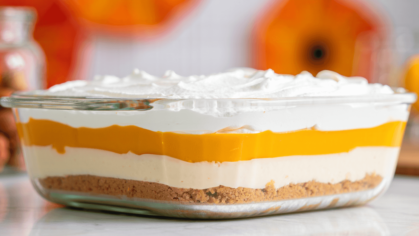 Candy Corn Lasagna